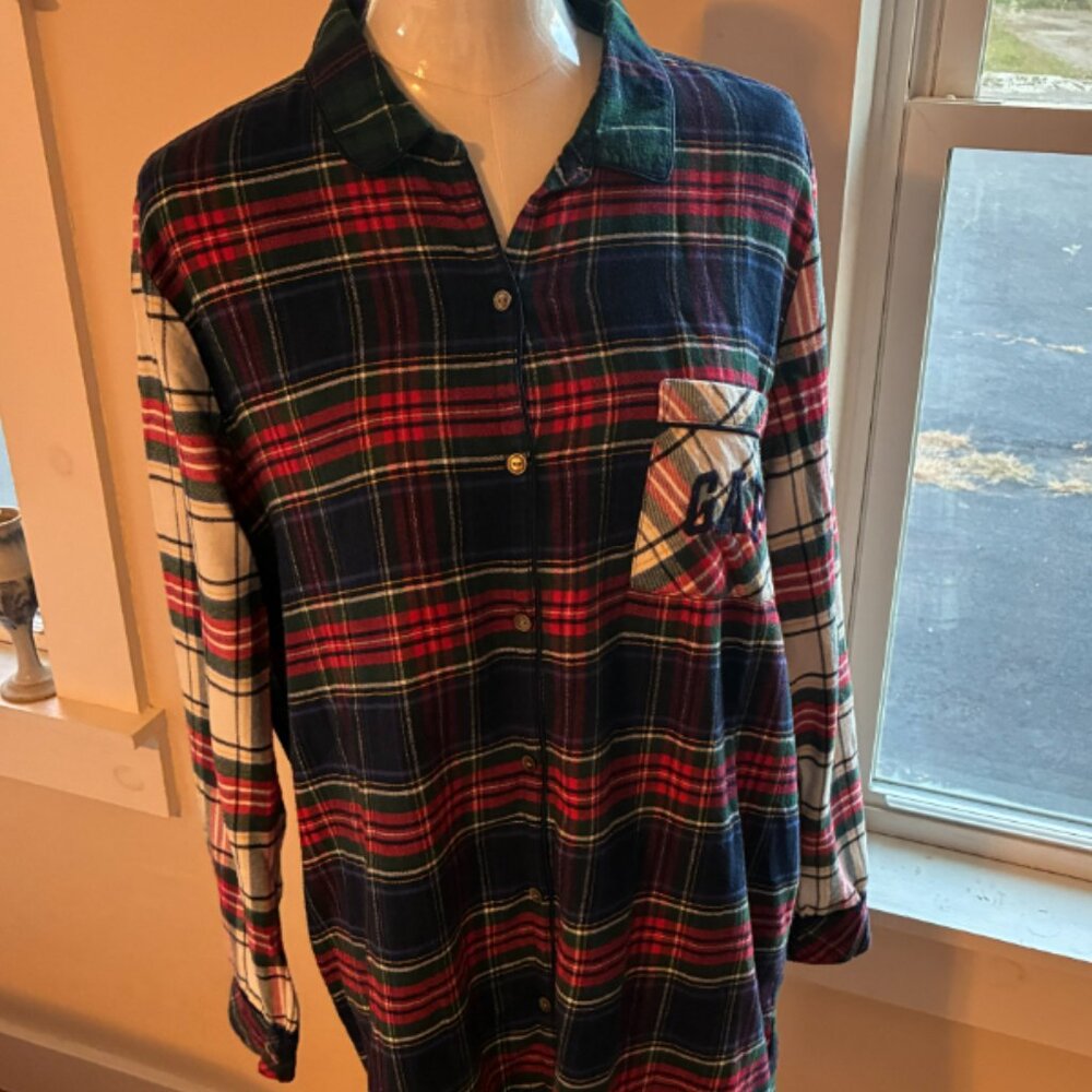 Gap x Pendleton Flannel Cotton Sleepshirt size Large